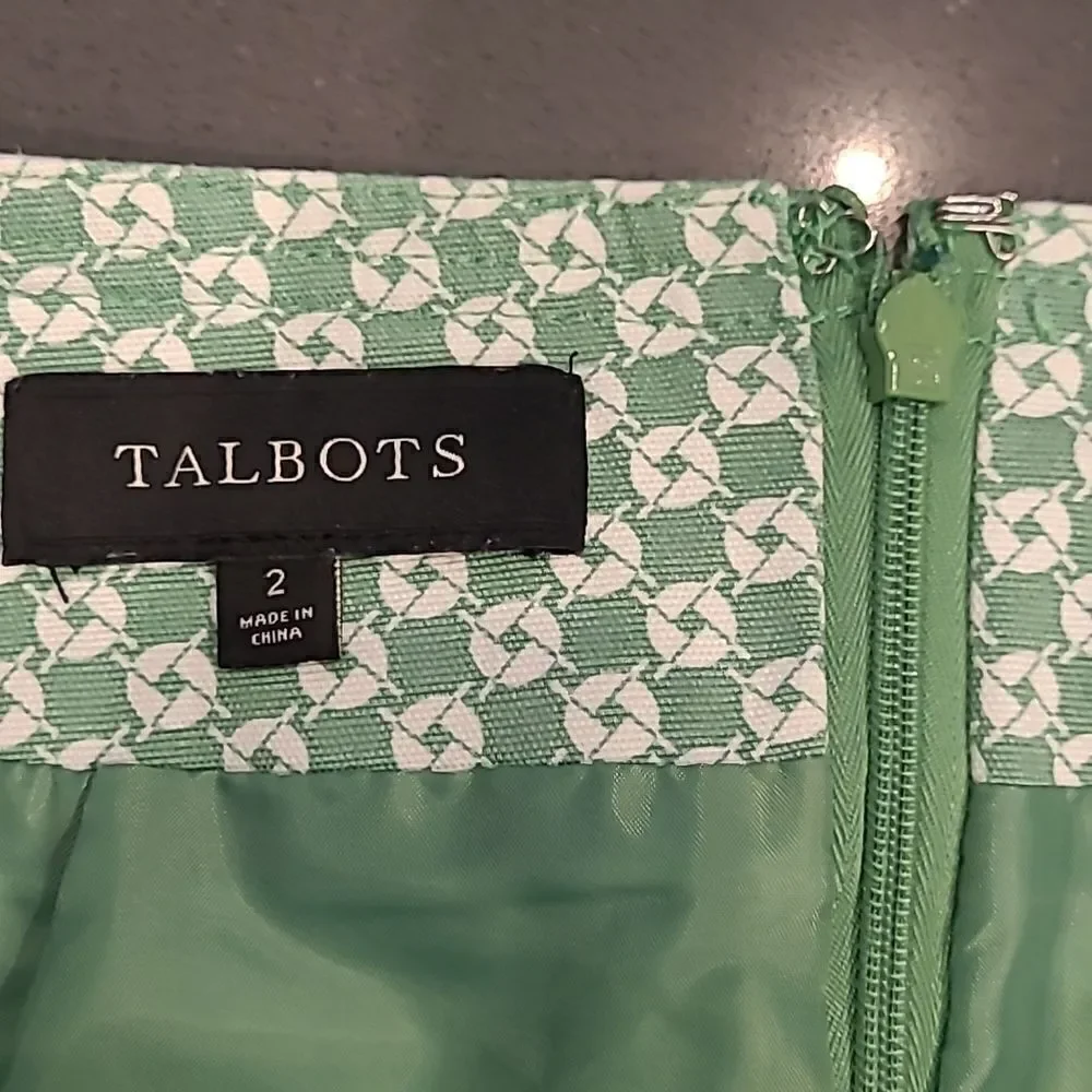 Talbots sz 2 midi skirt